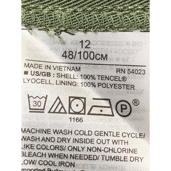 Banana Republic Green Tencel Sleeveless Wrap Jumpsuit Size 12 RO10236 NWT $149 - Picture 5 of 14